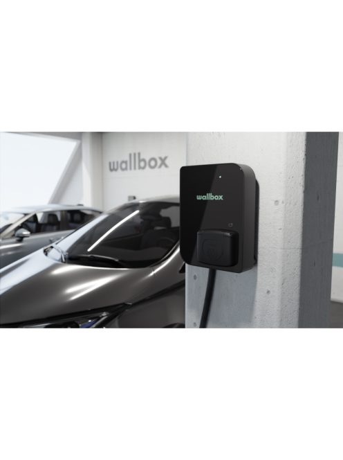 Wallbox Copper SB Elektromos autó fali töltő (22kW / Socket / Type2 / Black)
