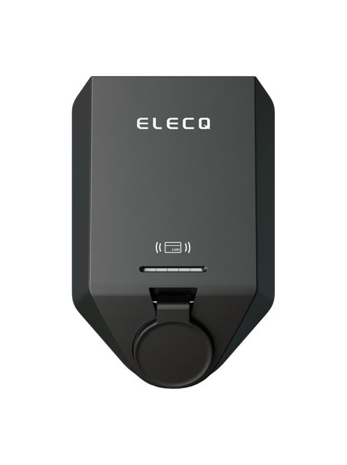 Elecq AC elektromos autó fali töltő 22 kW, 3 fázis, 32 A, Type2 aljzat, RFID, Wi-Fi, Bluetooth, OCPP
