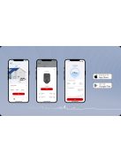 Elecq AC elektromos autó fali töltő 22 kW, 3 fázis, 32 A, Type2 aljzat, RFID, Wi-Fi, Bluetooth, OCPP