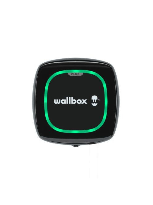 Wallbox Pulsar Plus elektromos autó fali töltő (22kW / 7m / Type2 / Fekete)