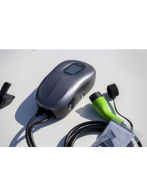 Elektromos autó fali töltő 22kW 5m Type2 WiFi LCD