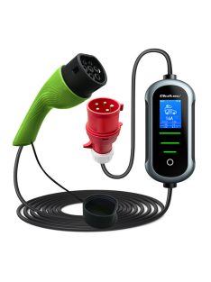   Elektromos autó fali töltő hordozható töltő 11kW 5m Type2 WiFi LCD